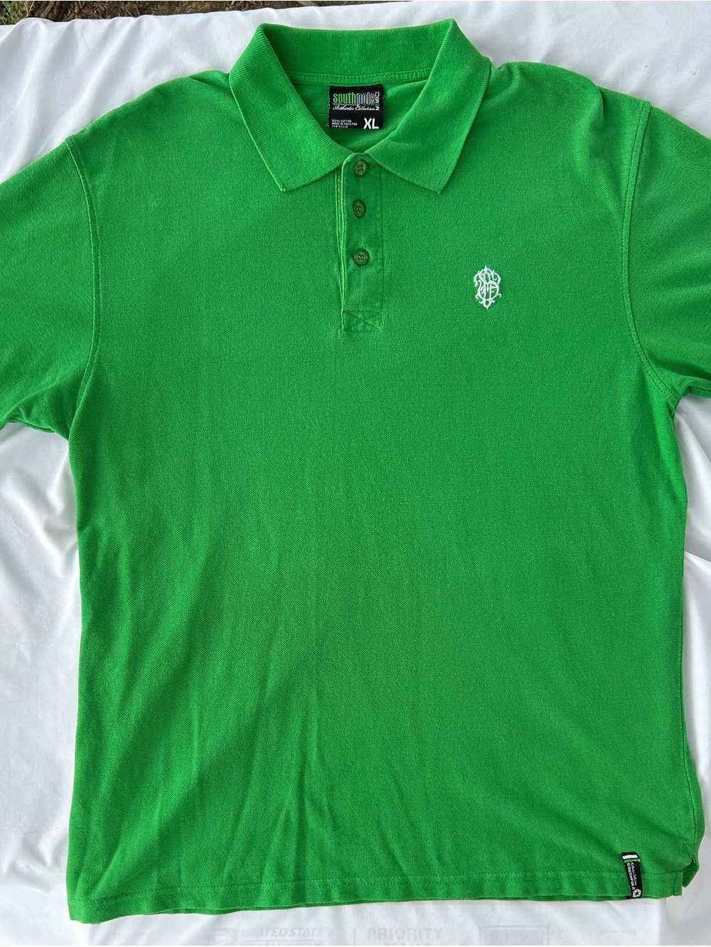 Southpole Authentic Collection Green Polo Shirt Men's XL Embroidered Logo